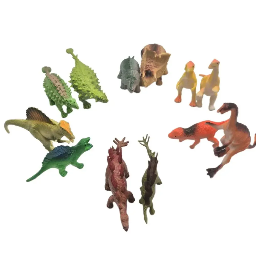 Dinosaur Parent and Baby Lot of 12 Plastic Figures 1.5-5